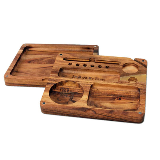 Rolling Tray Akazienholz BL