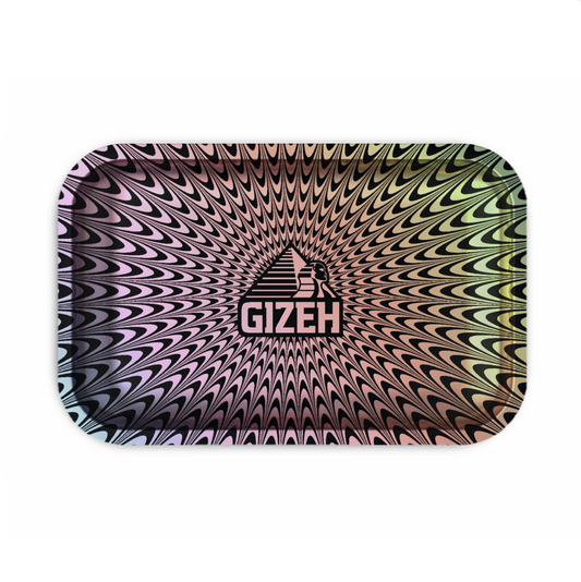 GIZEH Rolling Tray "Trippi" M Coloured