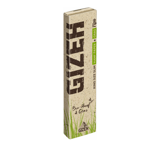 GIZEH HANF & GRAS KING SIZE SLIM + TIPS