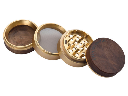Champ High Grinder "Round Wooden" 4-tlg., Ø 6,2 cm